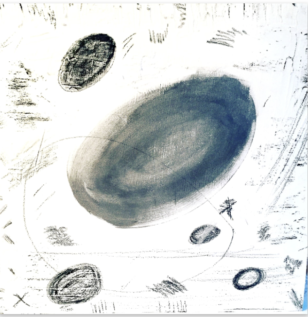 Abstract Study — Oblong  - 24 X 24 X 1.5"