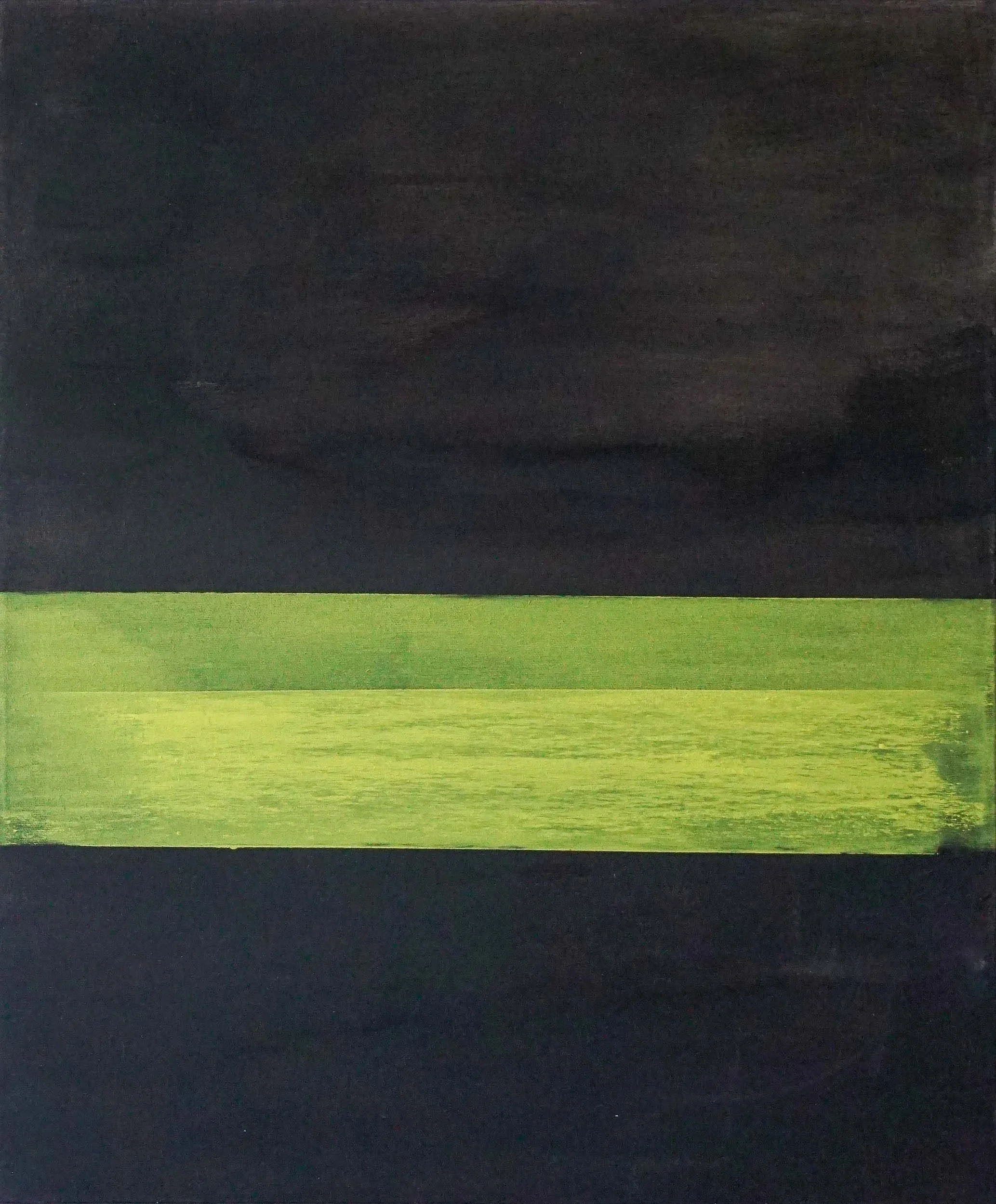 Stripe Study — Lemon Stripe No 01 - 24 x 20 x 1.5"