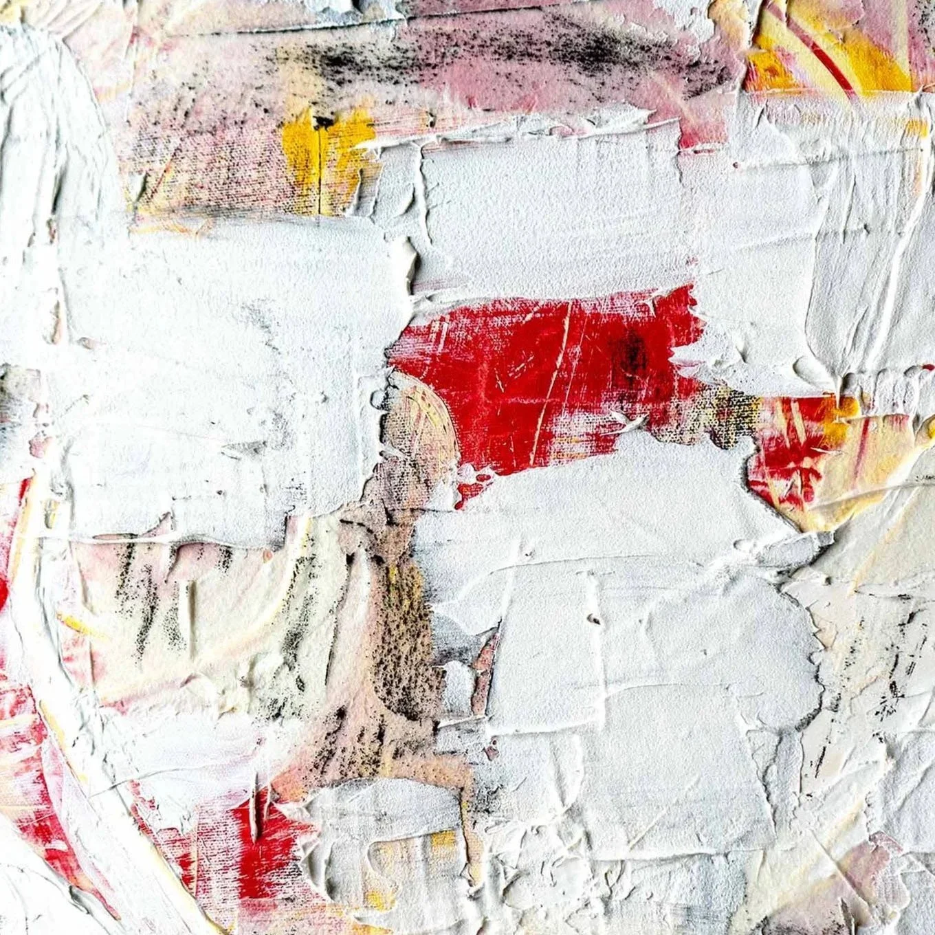 Abstract Study— Red &amp; Yellow - 24 x 20  x  1.5"