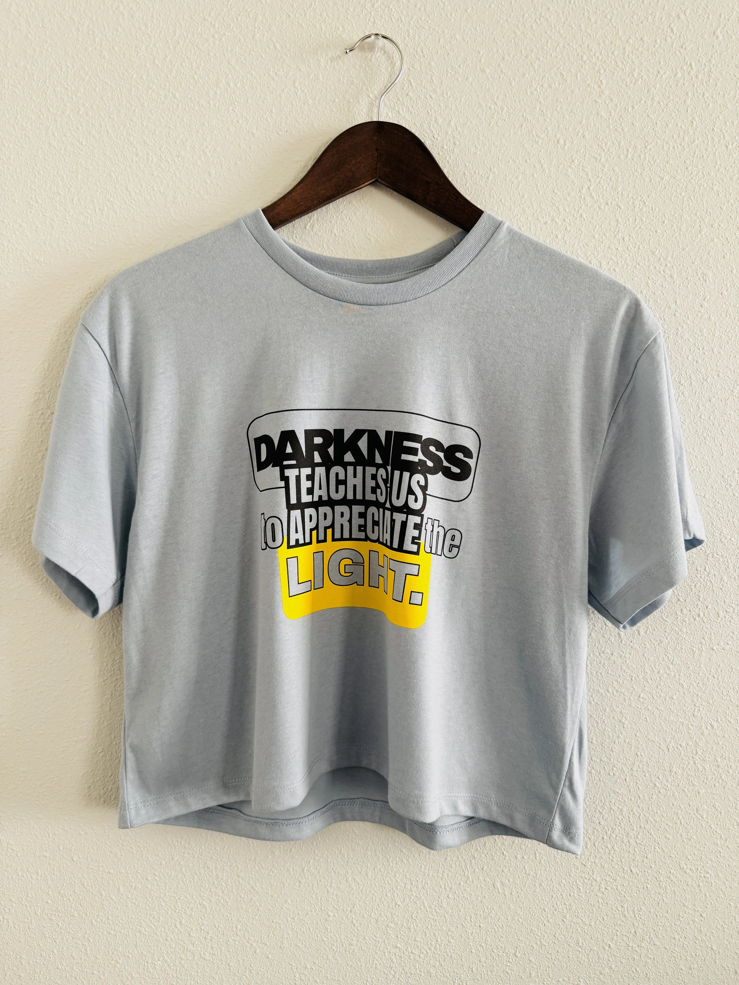 Darkness and Light Cropped Shirt