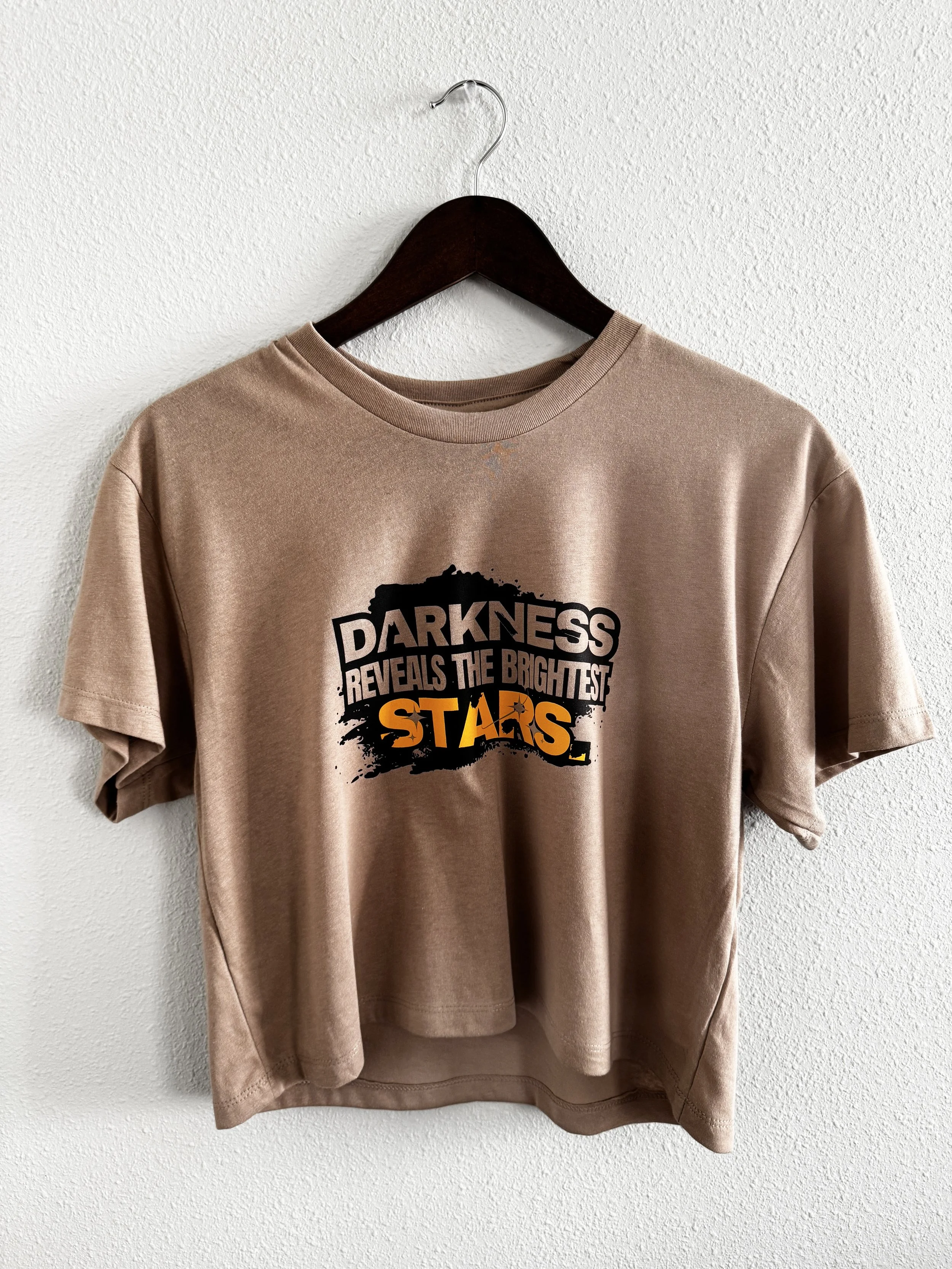 Darkness and Stars Cropped Shirt