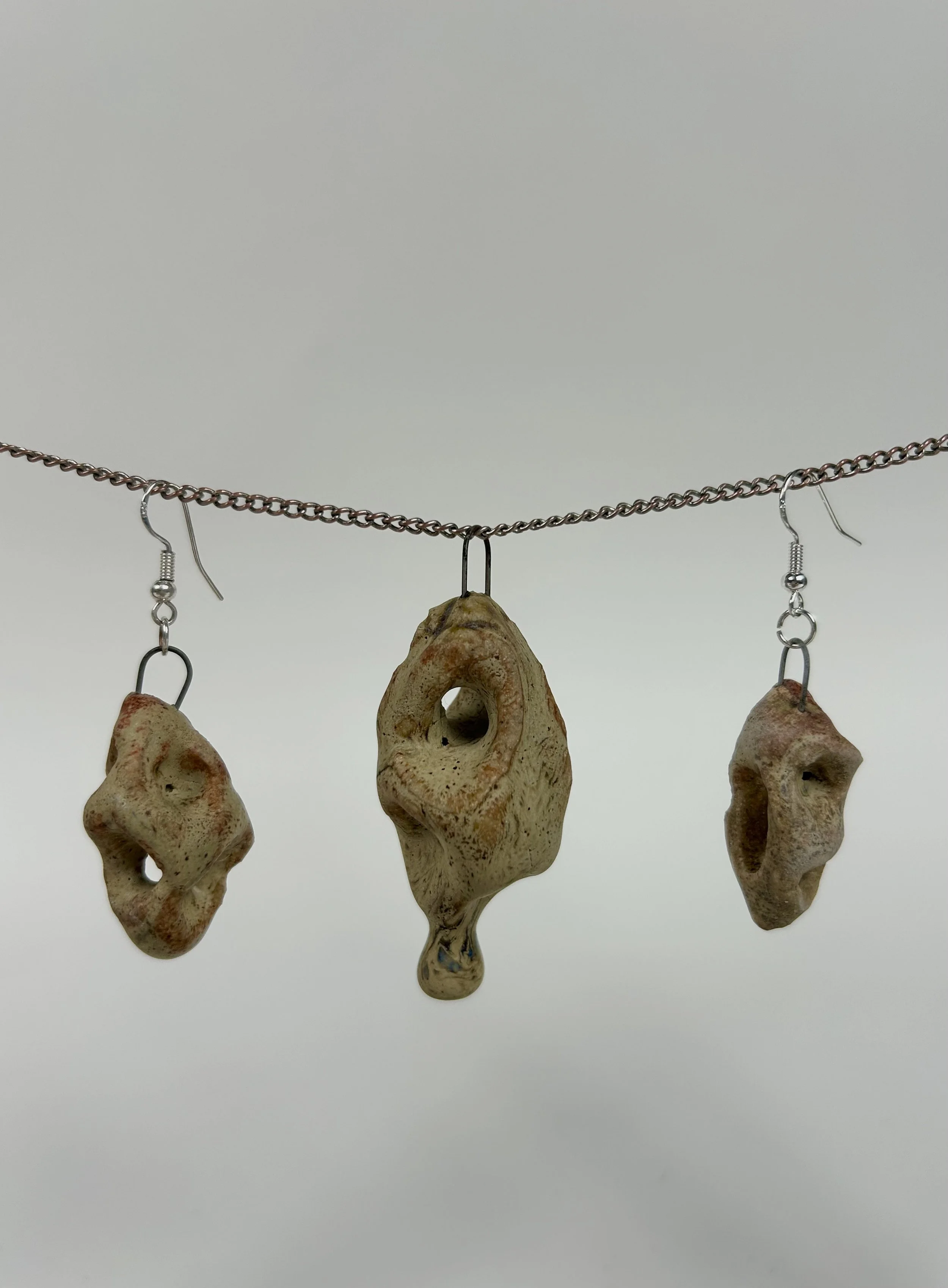 'Seed Pod' Set - porcelain, mid fire glaze