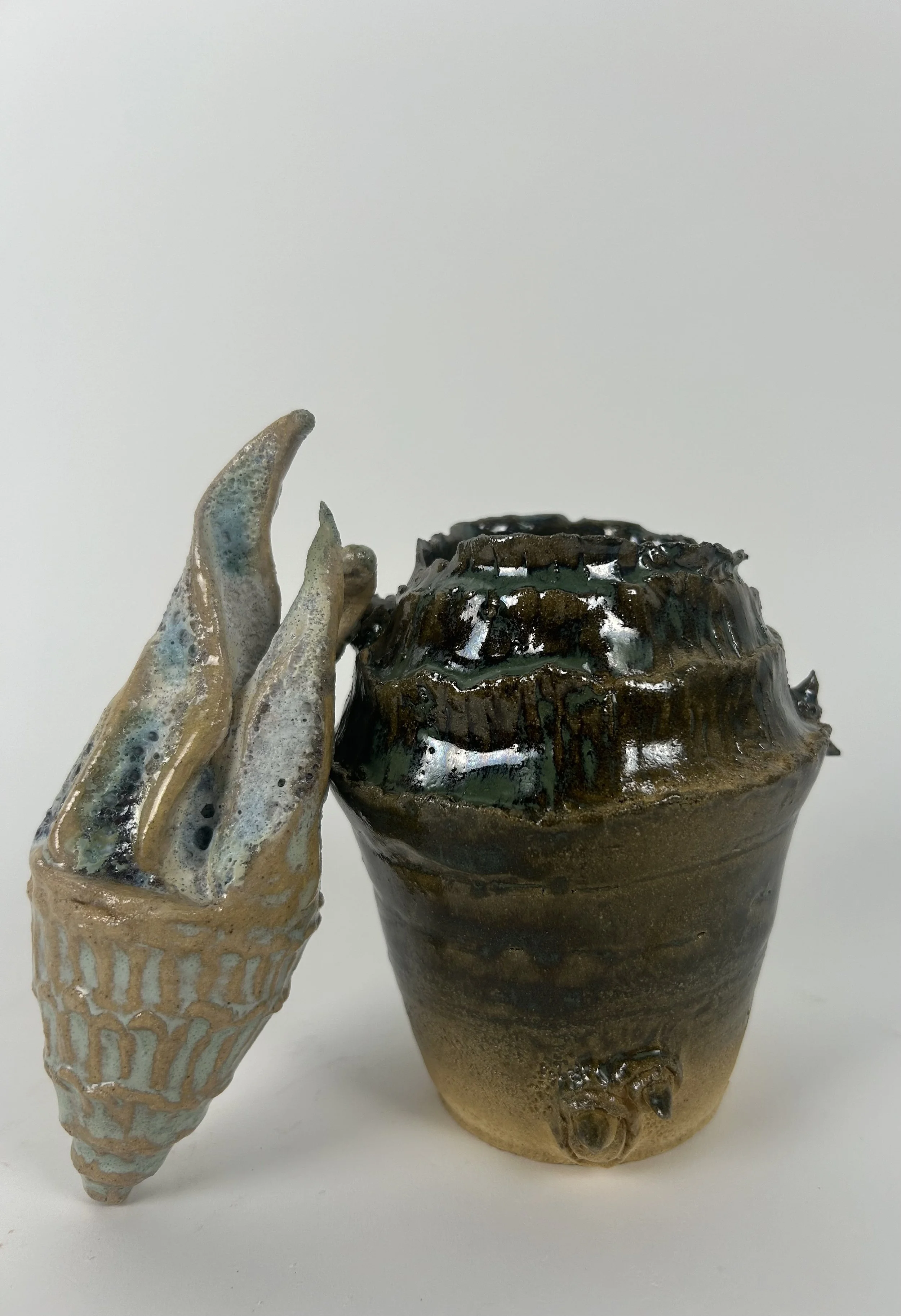 'Sprouts & Fungus' Jar - detail