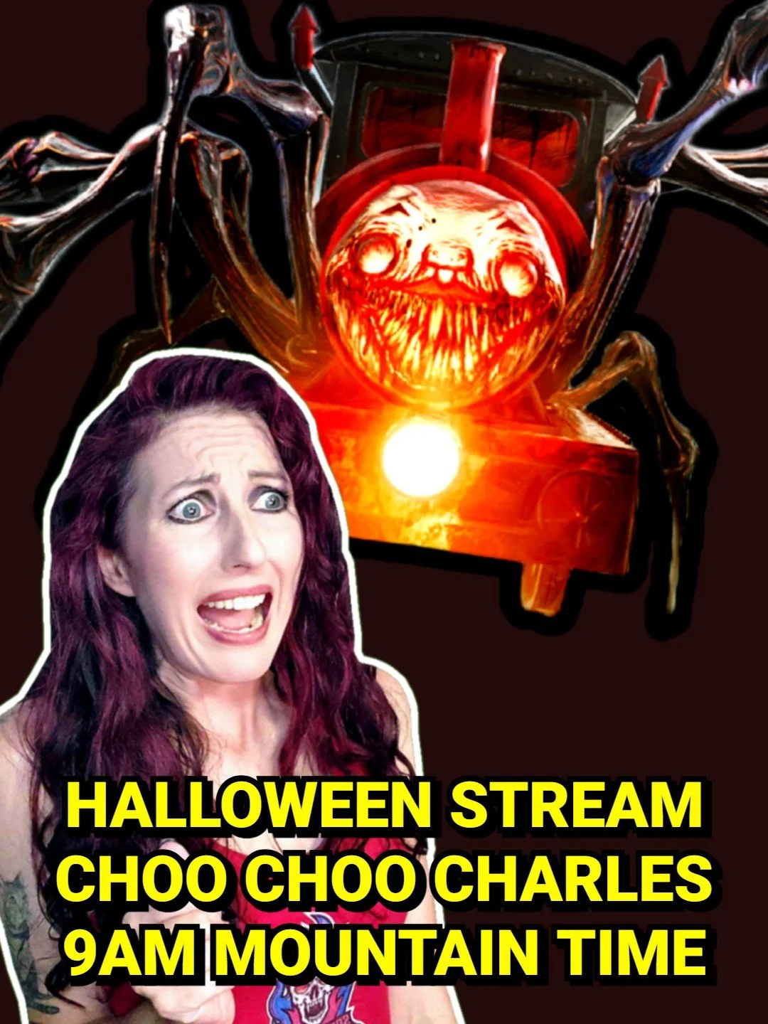 JOIN ME TOMORROW FOR A SPECIAL HALLOWEEN STREAM! Live on YouTube, Twitch &amp; Kick @ 9AM Mountain Time (one hour later than usual)

#choochoocharles