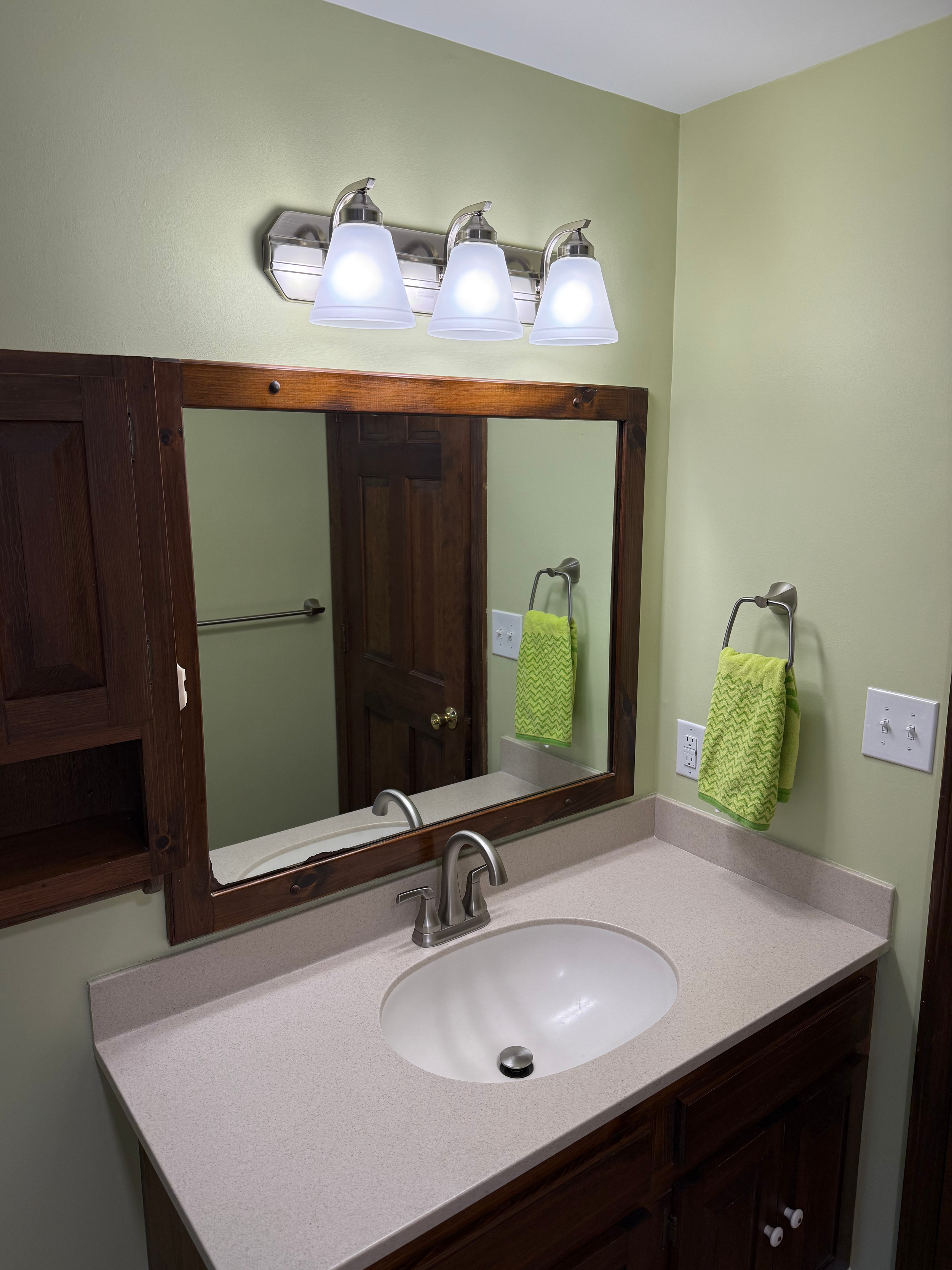 An after photo of a Glen Holman Contracting bathroom remodel.