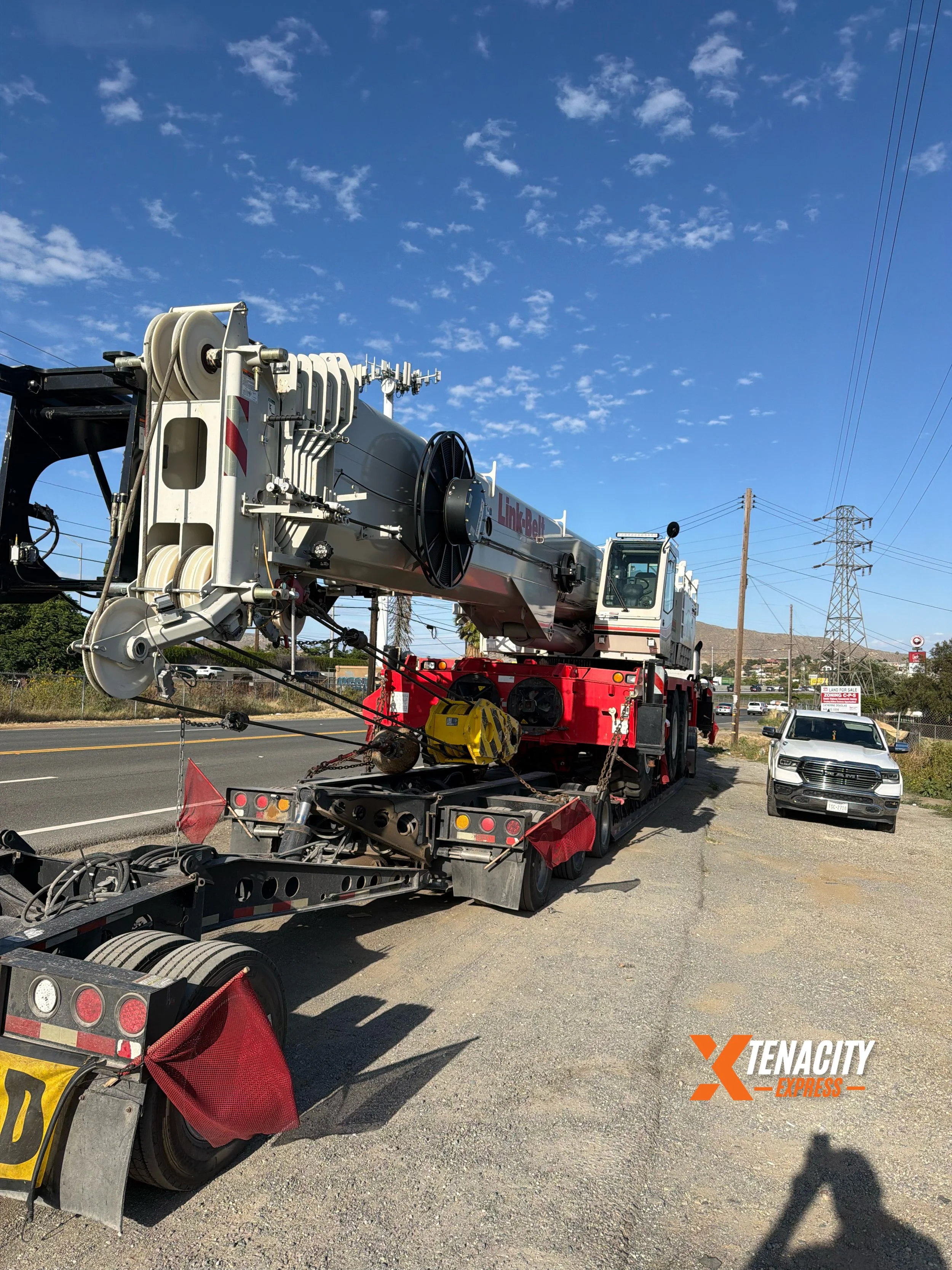 Moving a Link-Belt 80160 Rough Terrain Crane from California to Texas