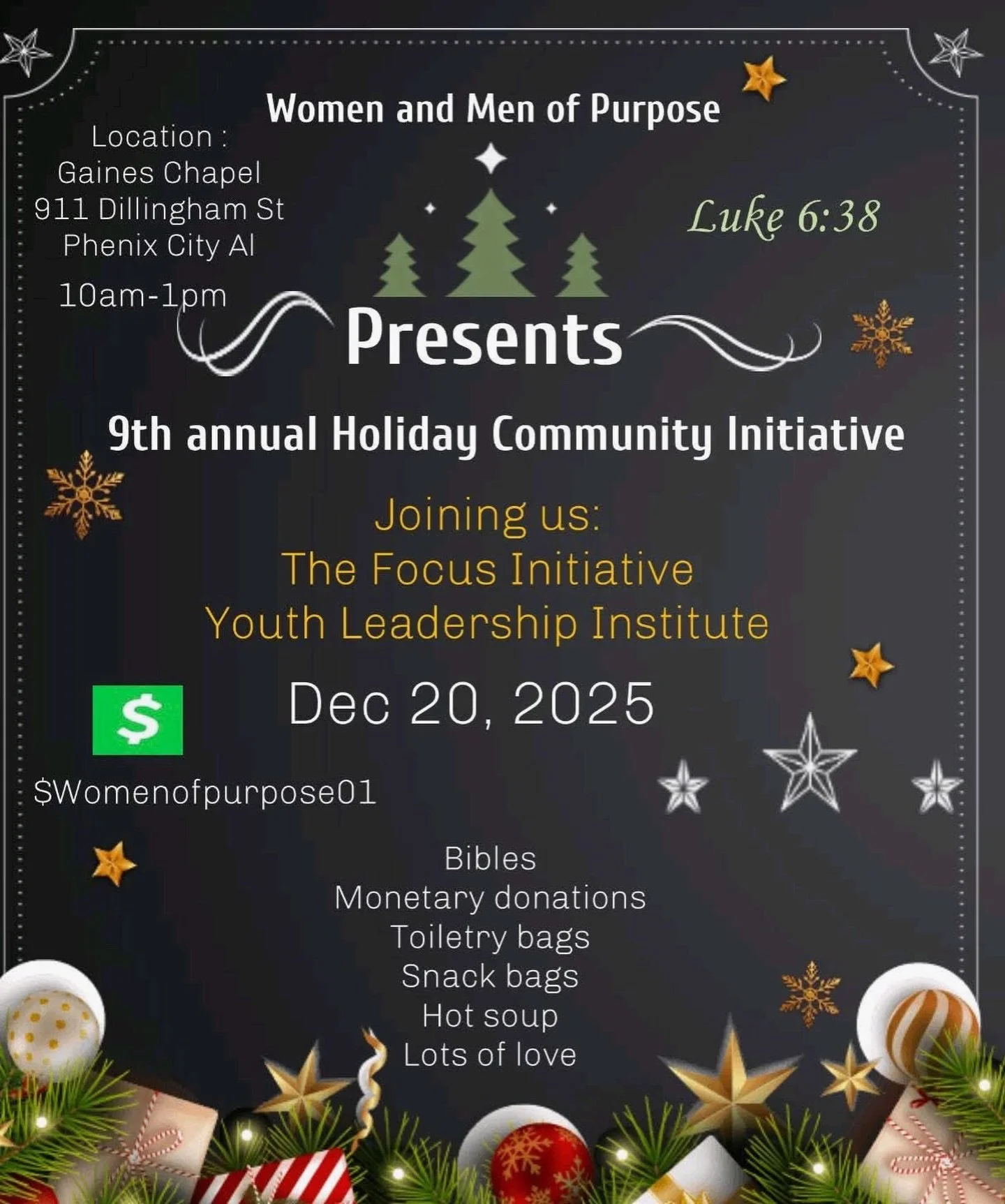🎄 9th Annual Holiday Community Initiative: Before we gather for our Annual Campaign Kickoff, we&rsquo;re starting the day exactly how we believe it should begin &mdash; by serving our community. ❤️

We&rsquo;re honored to partner with Women and Men 