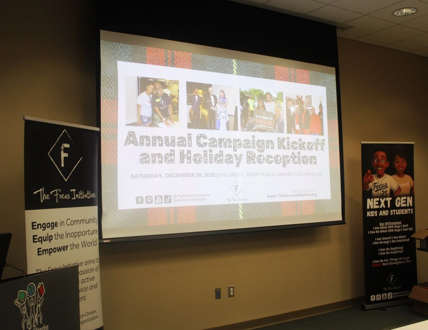 🎄#SHARE: What a beautiful way to kick off the season of impact and generosity! We are still reflecting on an incredible Annual Campaign Kickoff and Holiday Reception held at the Mildred Terry Library. This special gathering marked the start of our n