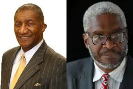 photos of Black Business Month founders Frederick E. Jordan on the left and John William Templeton on the right