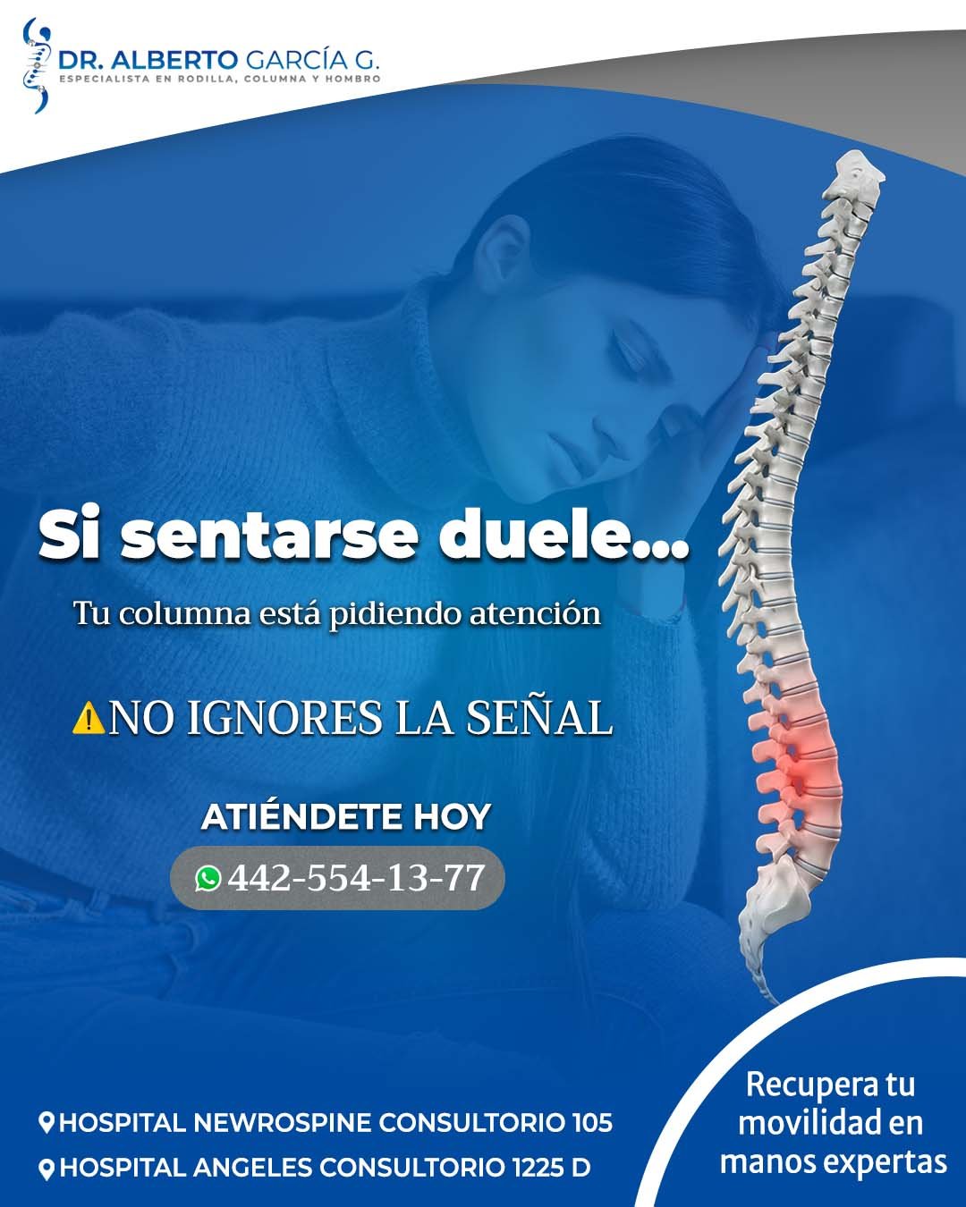 Muchas personas se acostumbran a vivir con dolor de espalda, pensando que es algo normal por el trabajo, el estr&eacute;s o pasar mucho tiempo sentado. Pero cuando sentarte empieza a doler, tu cuerpo te est&aacute; enviando una se&ntilde;al important