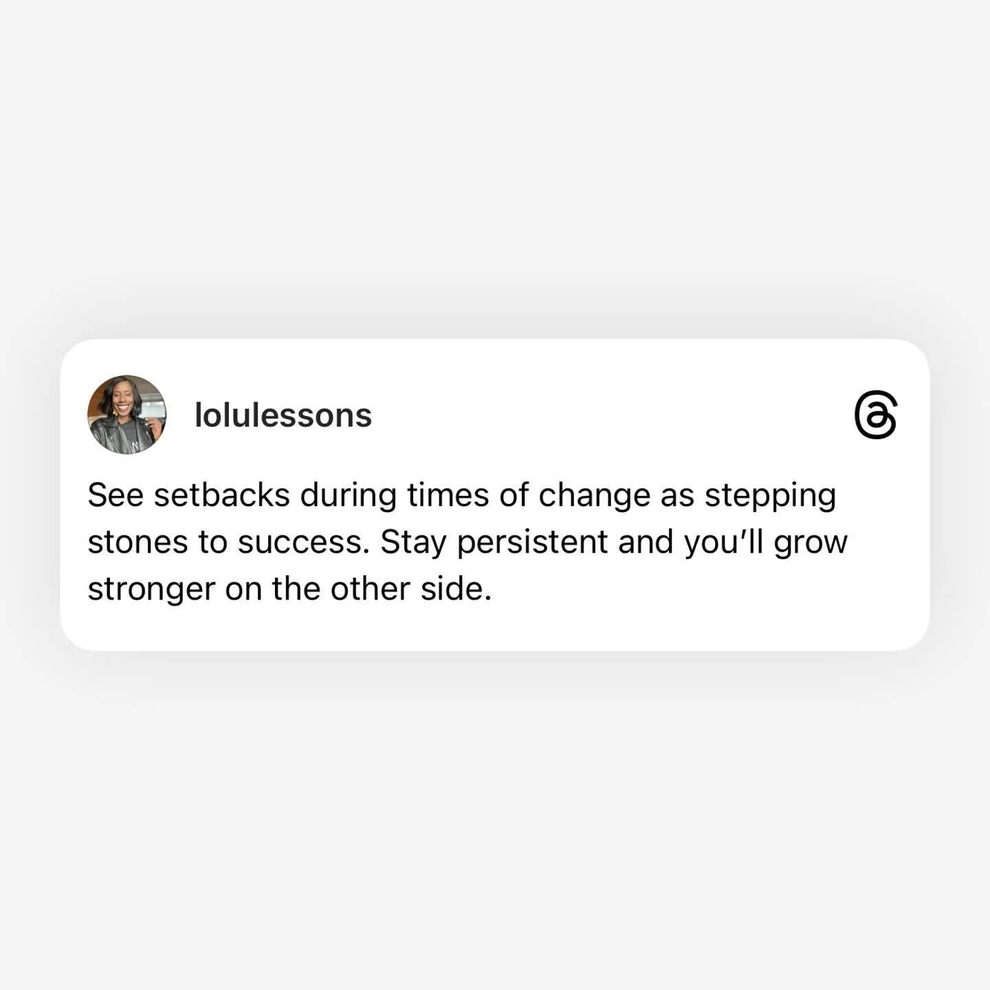 #persistence #growth #change #changemanagement ✨
