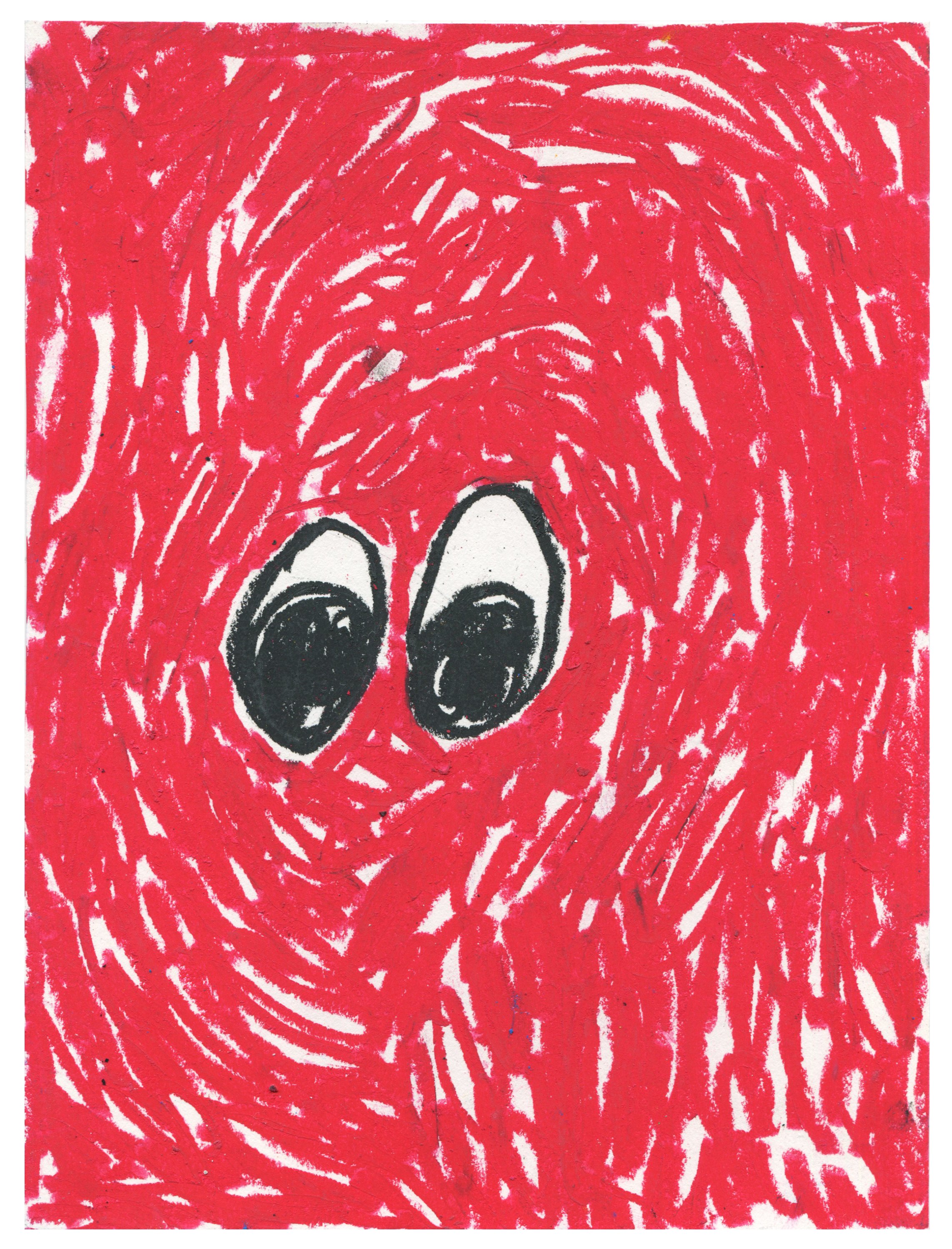 Red Eyes 7.25" x 9.75"