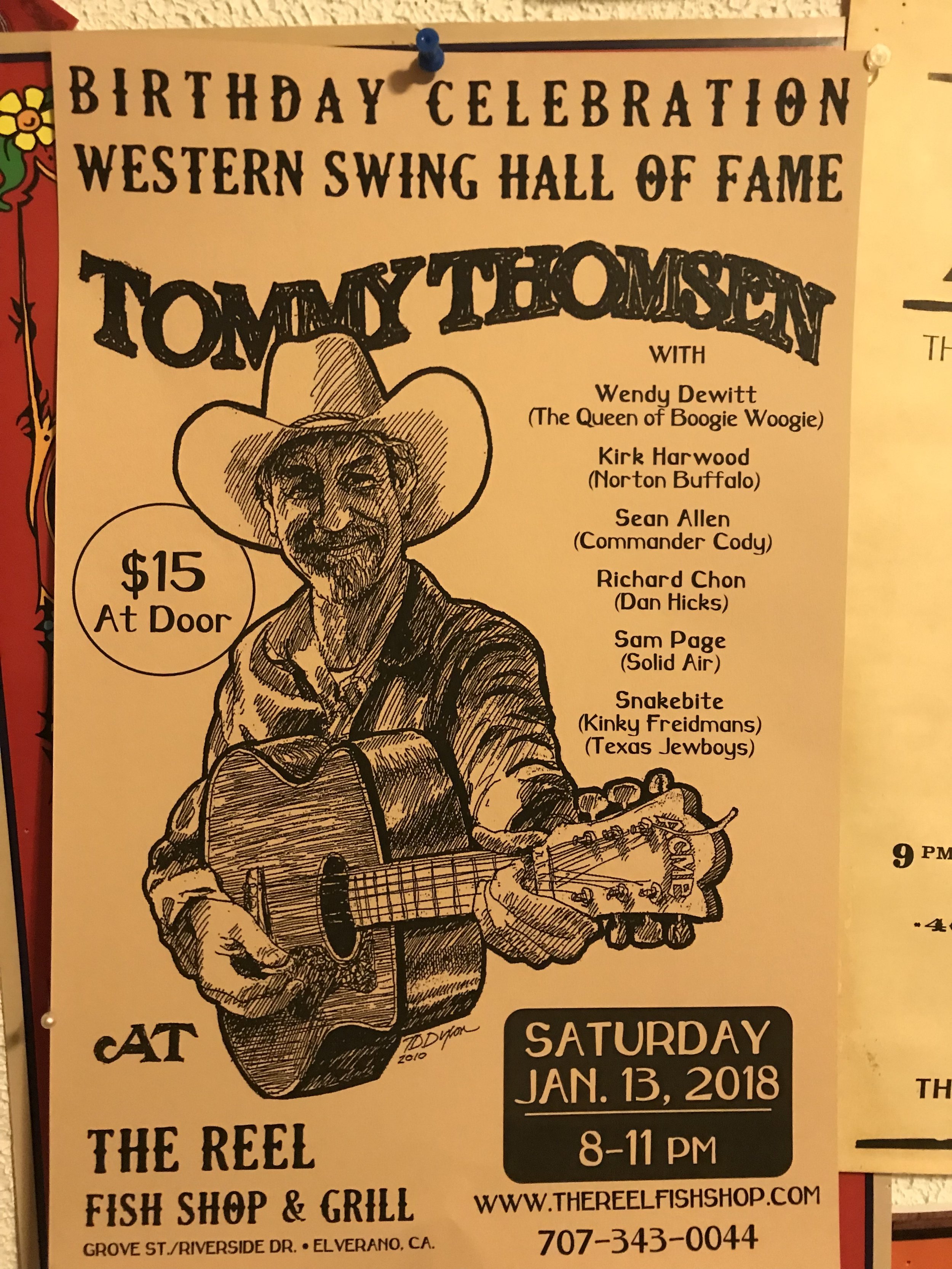 Birthday Celebration for the Western Swing 2018 Hall of Fame: Tommy Thomsen