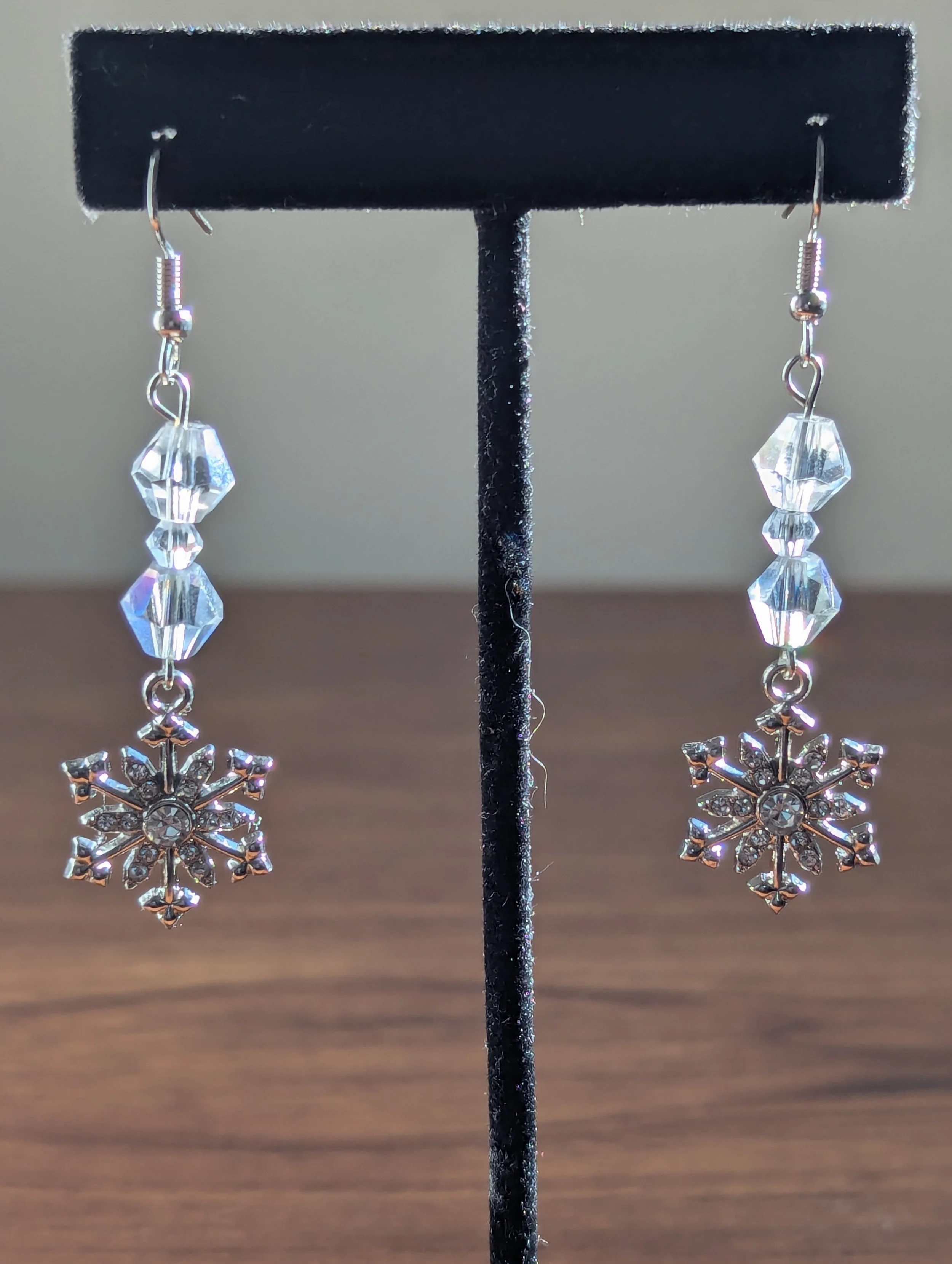 Crystal Snowflake Earrings