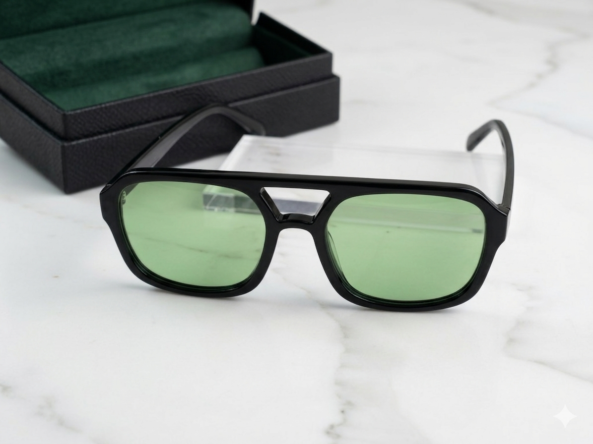 Green & Black Sunglasses