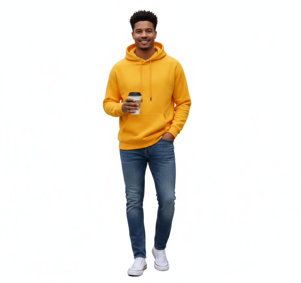 Yellow Oversized Hoodie