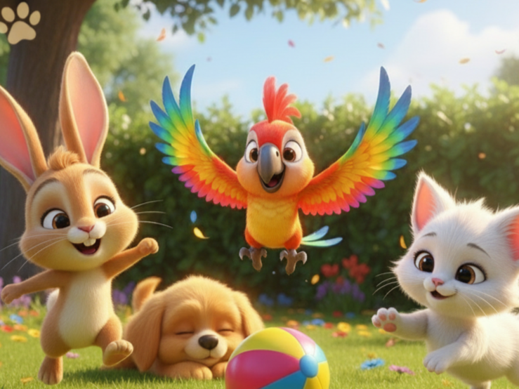 🎬✨ COMING SOON: Happy Paws Animated Shorts Series! 🐾