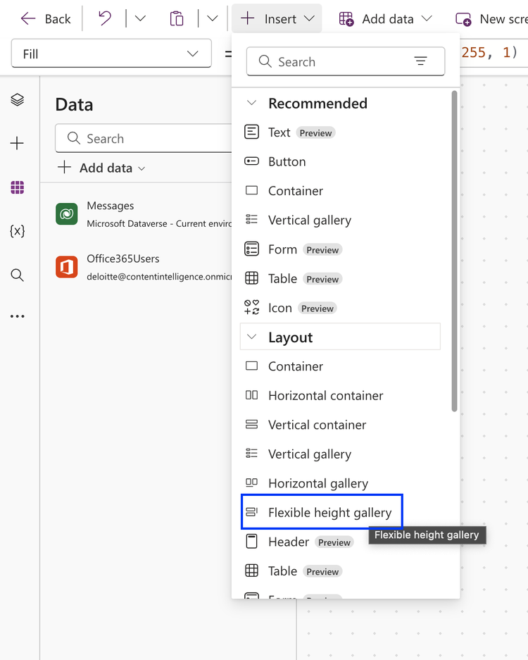 Building a Chat Interface in Power Apps for Case Management — ND