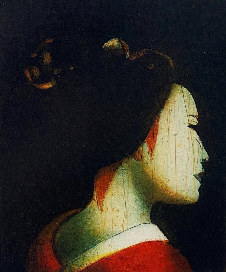 Still (2021) Etching 11x9cm