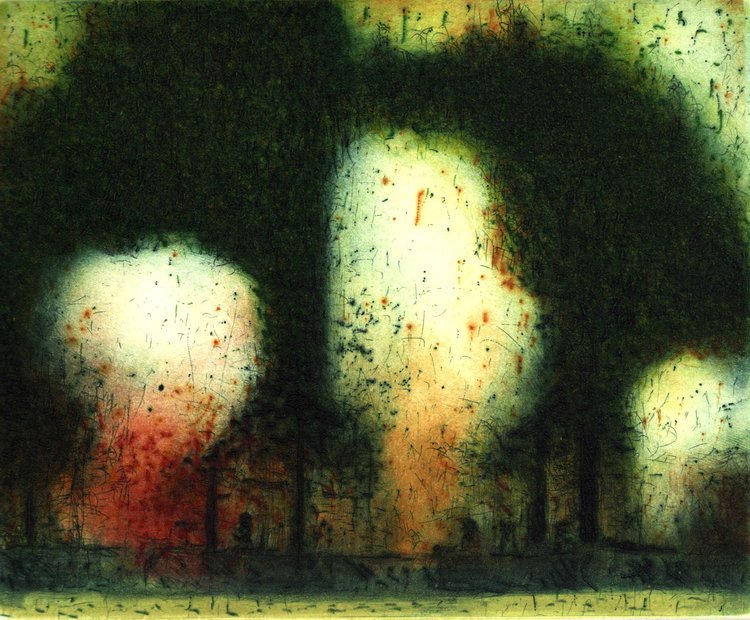 Fontenoy IV (2012) Etching 13x16cm