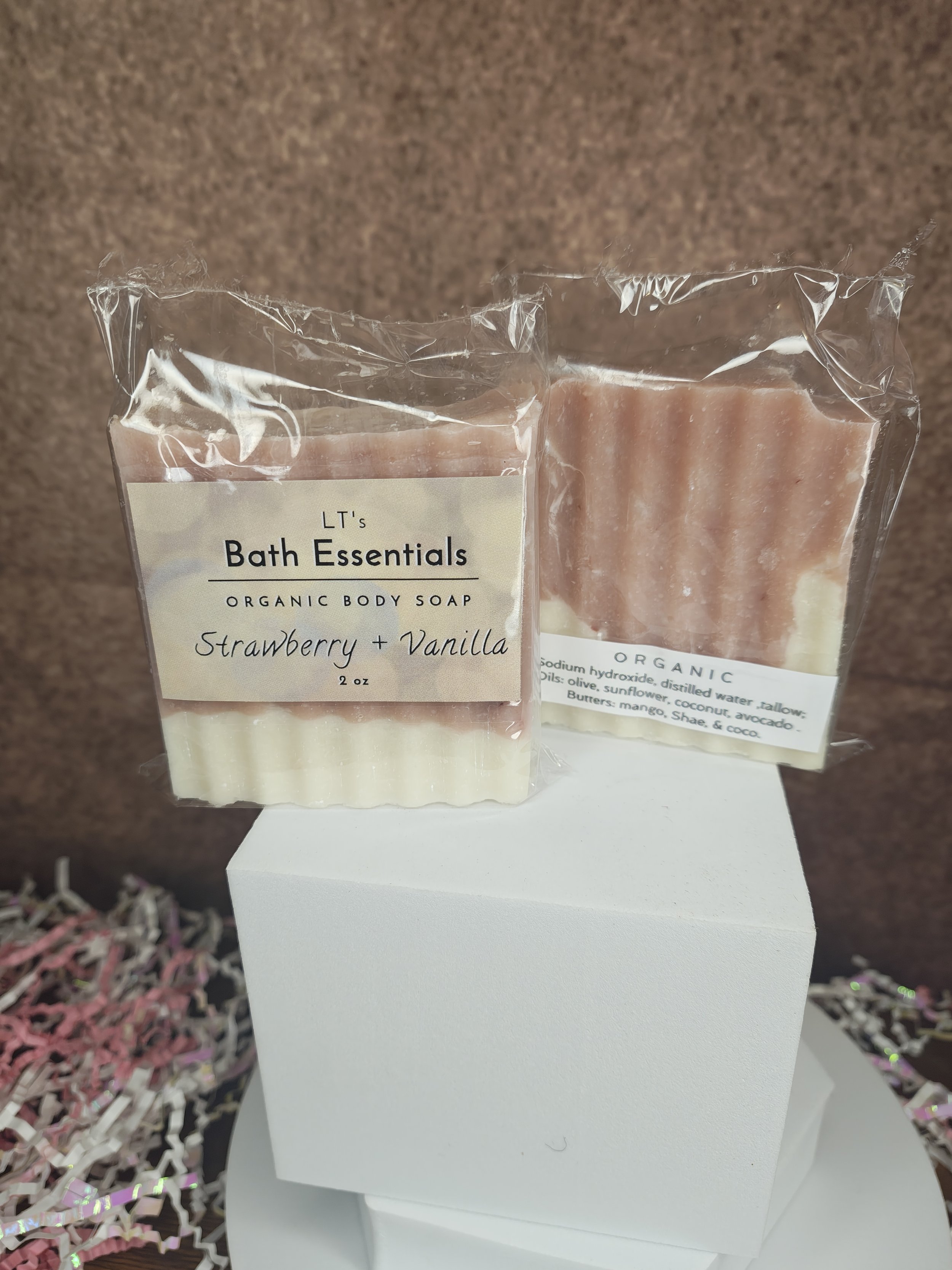 Strawberry & Vanilla Soap Bars