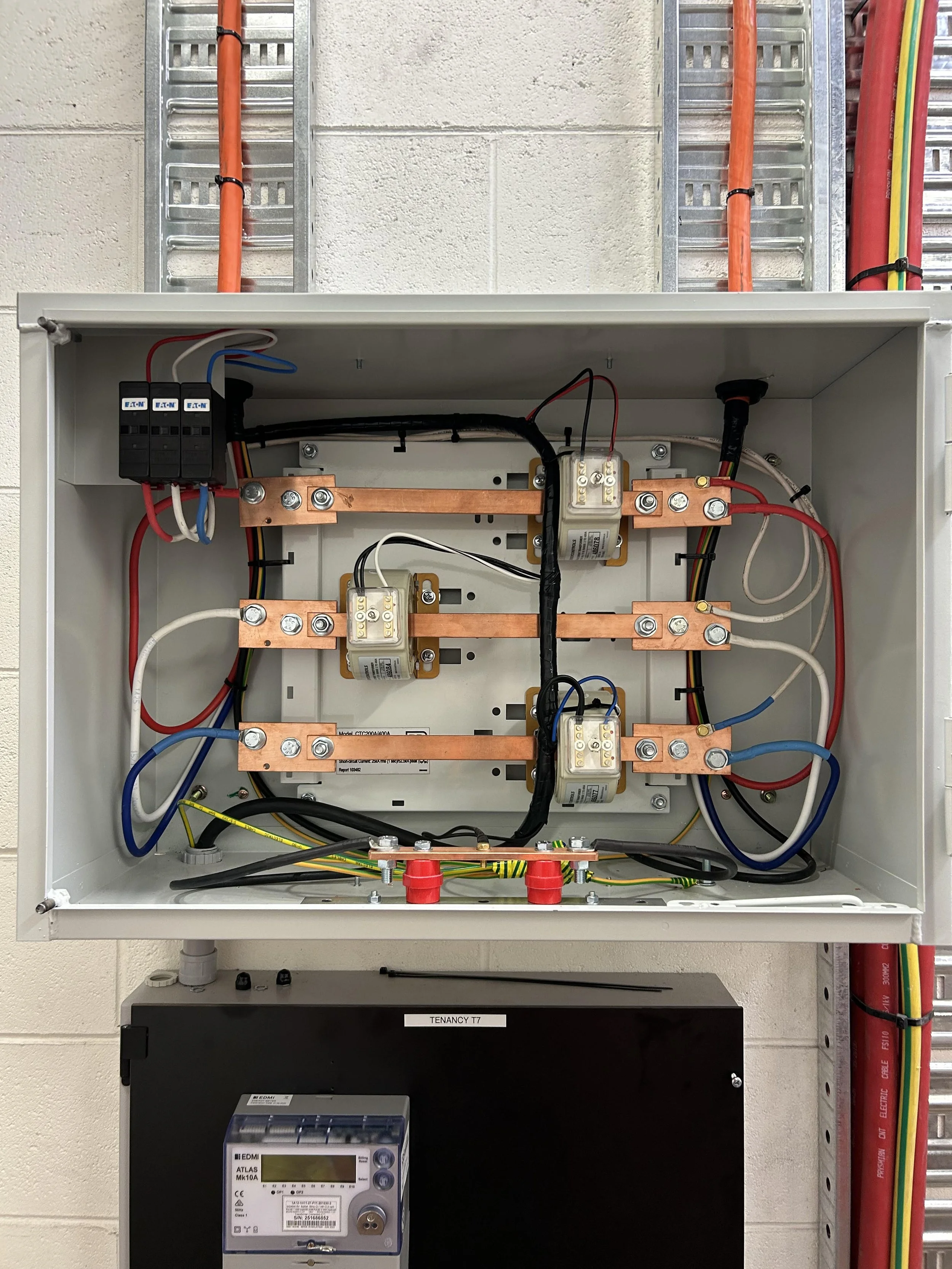 meter panel, ct chamber, three phase, power, electrical, electricity, 3phase meter