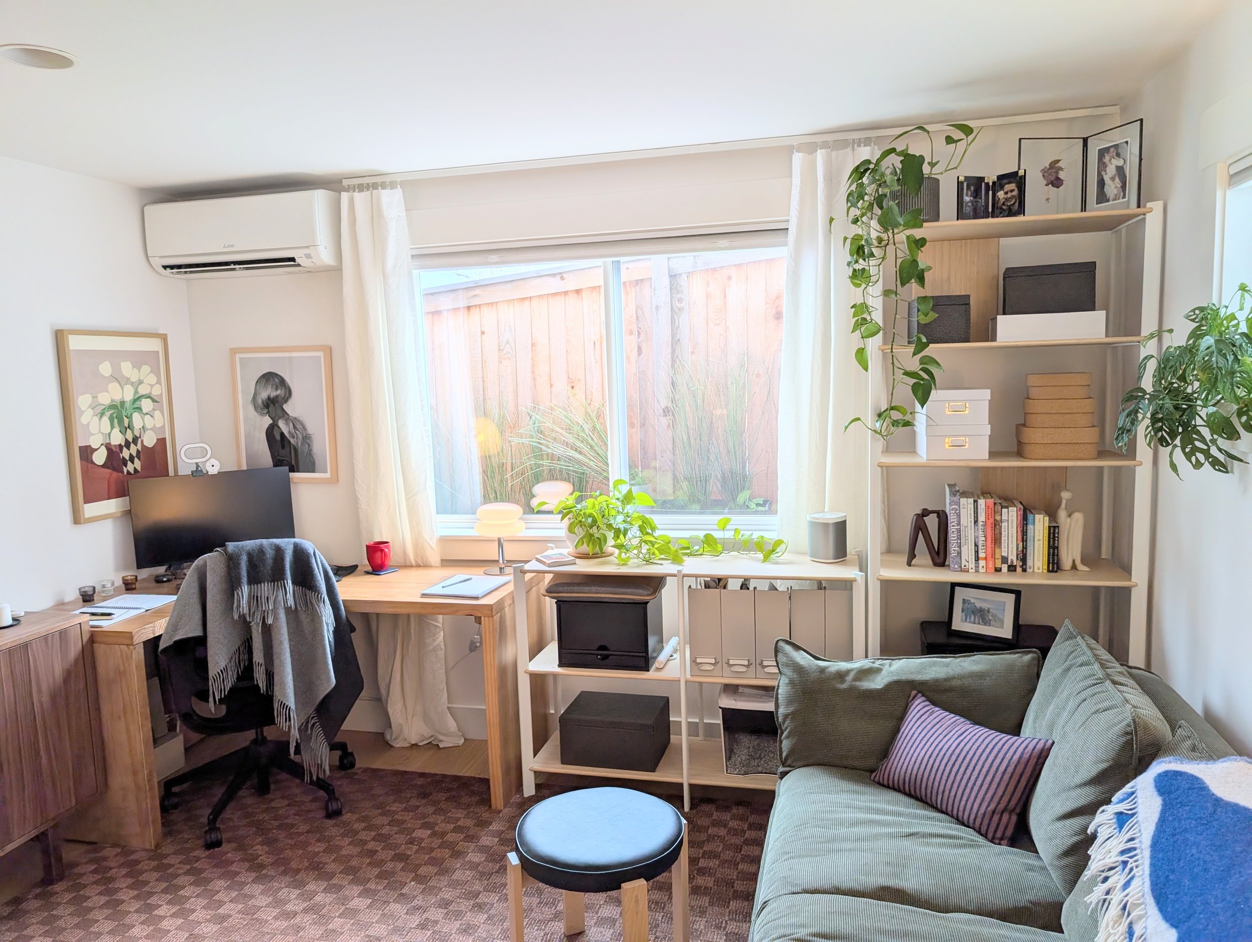 Home Office Makeover: Guest Room to Grounded Workspace in Seattle