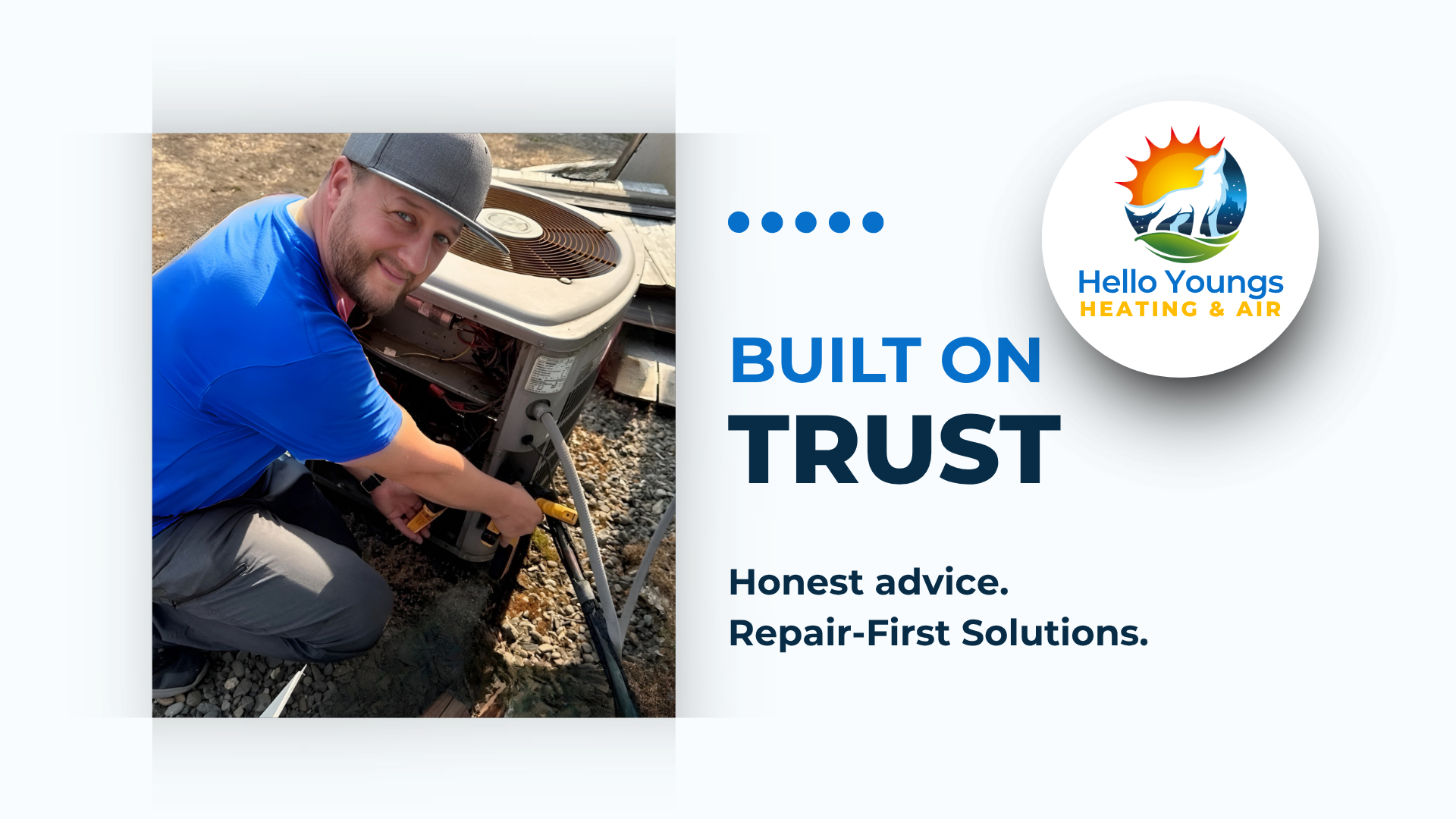 Family-owned and operated HVAC company in Orangevale providing trusted installation & replacement, backed by the team from Young’s Heating & Air Conditioning.
