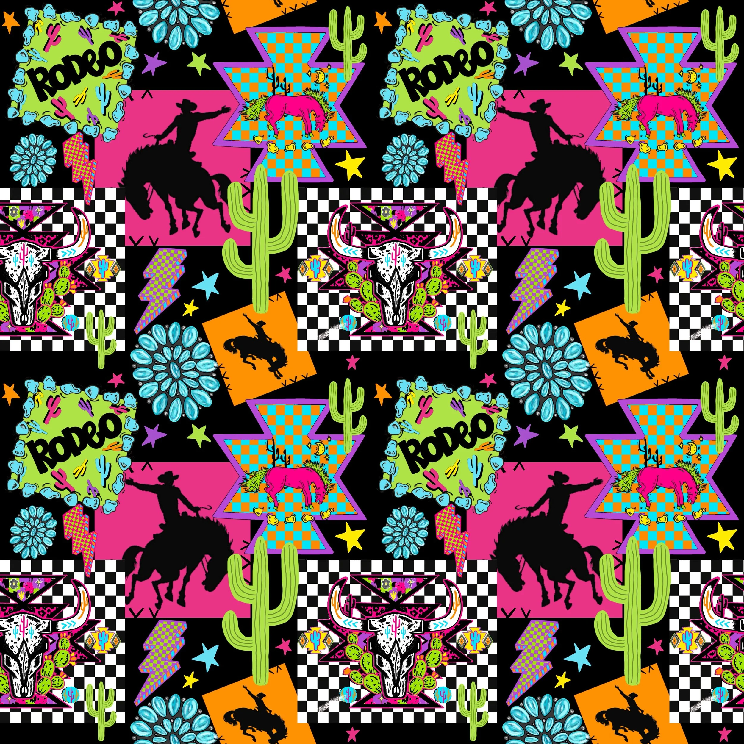Neon Rodeo Lycra Hood