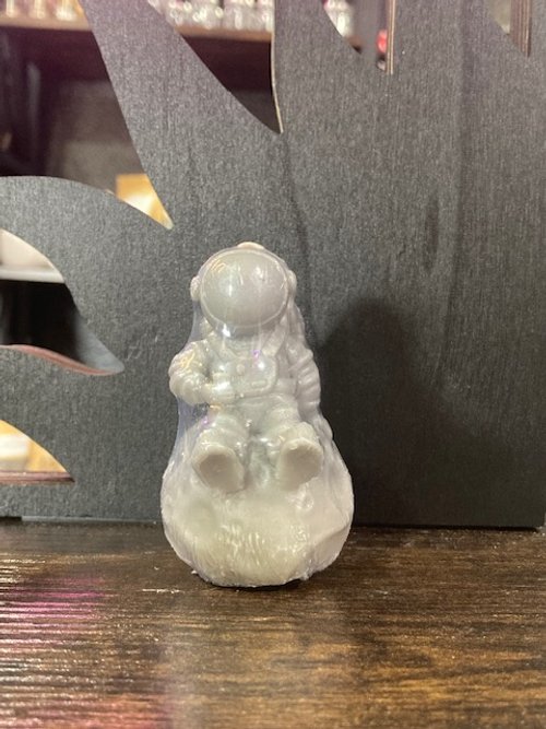 Astronaut Sitting On The Moon Candle