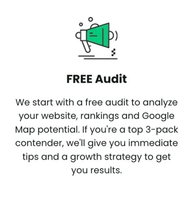 Free website and Google Map audit.
