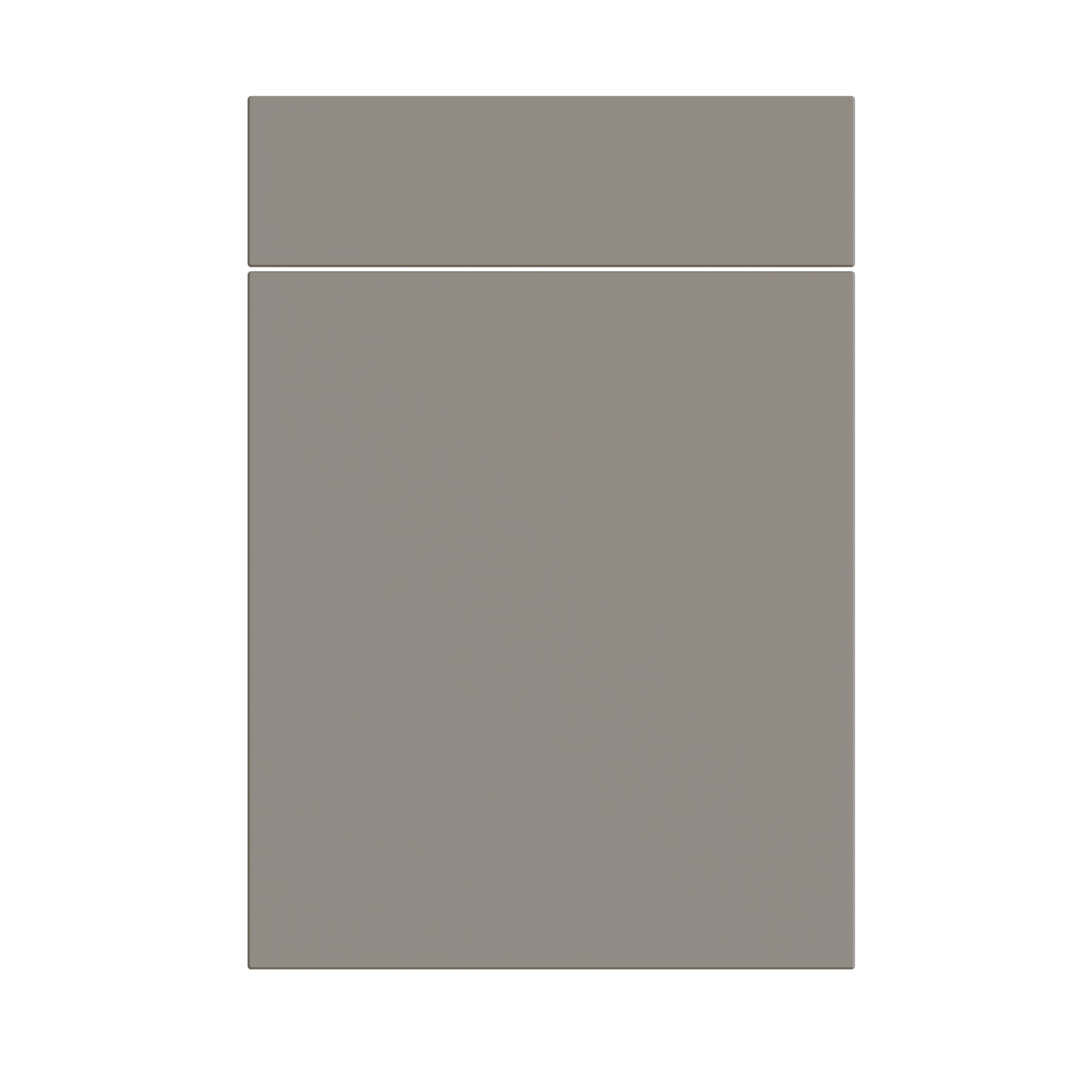 Gray rectangular object with a smaller gray rectangle on top, against a black background.