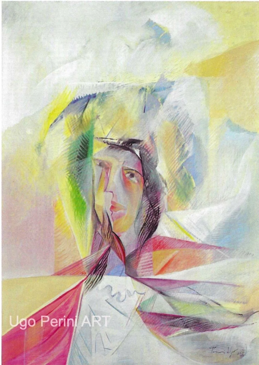 Ugo Perini's Busto di Donna Sotto il Cielo (1994) radiates serenity and sensuality.  It merges ethereal abstraction with an intimate exploration of truth and beauty.