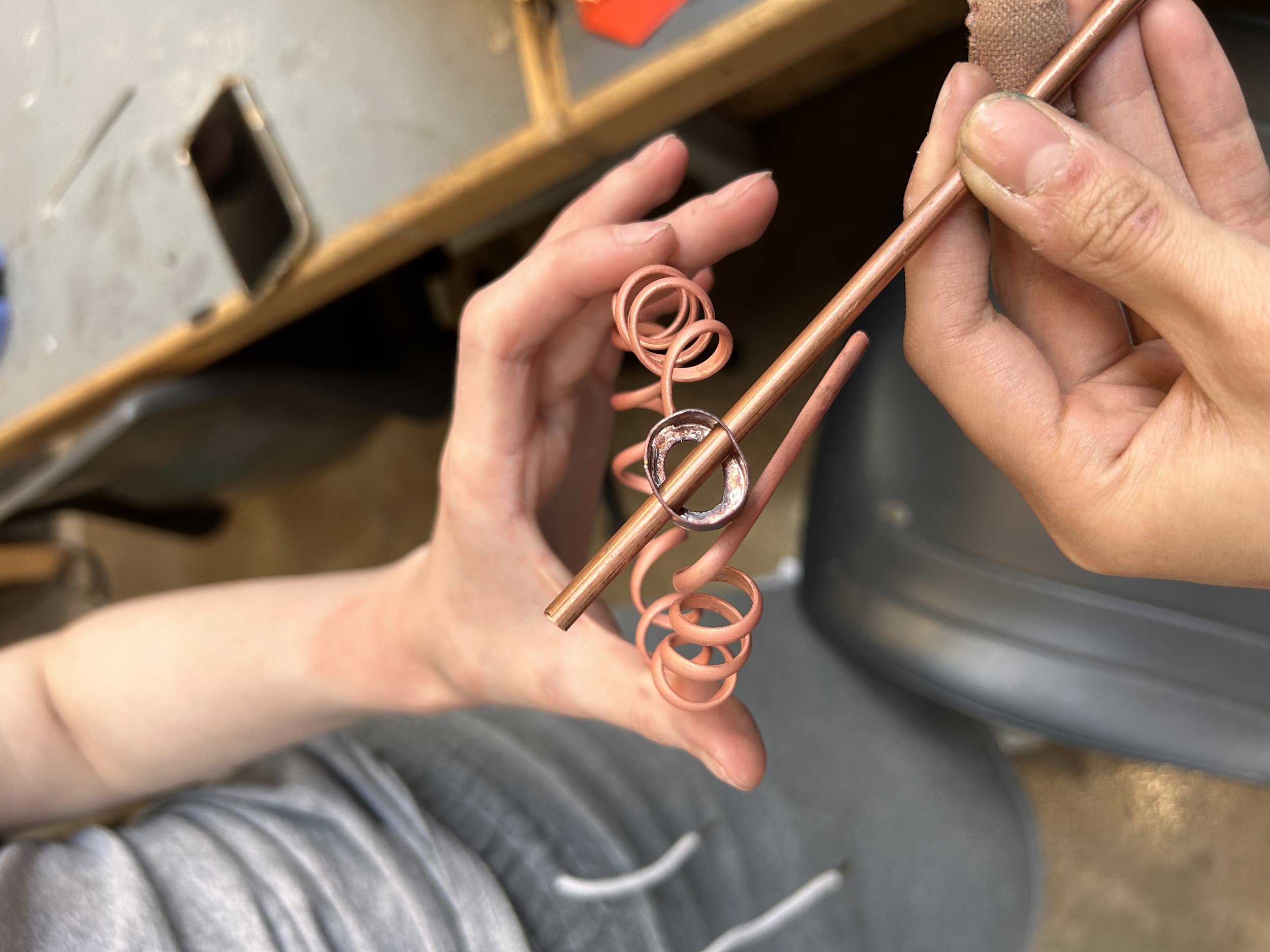 'Redial' bracelet process picture