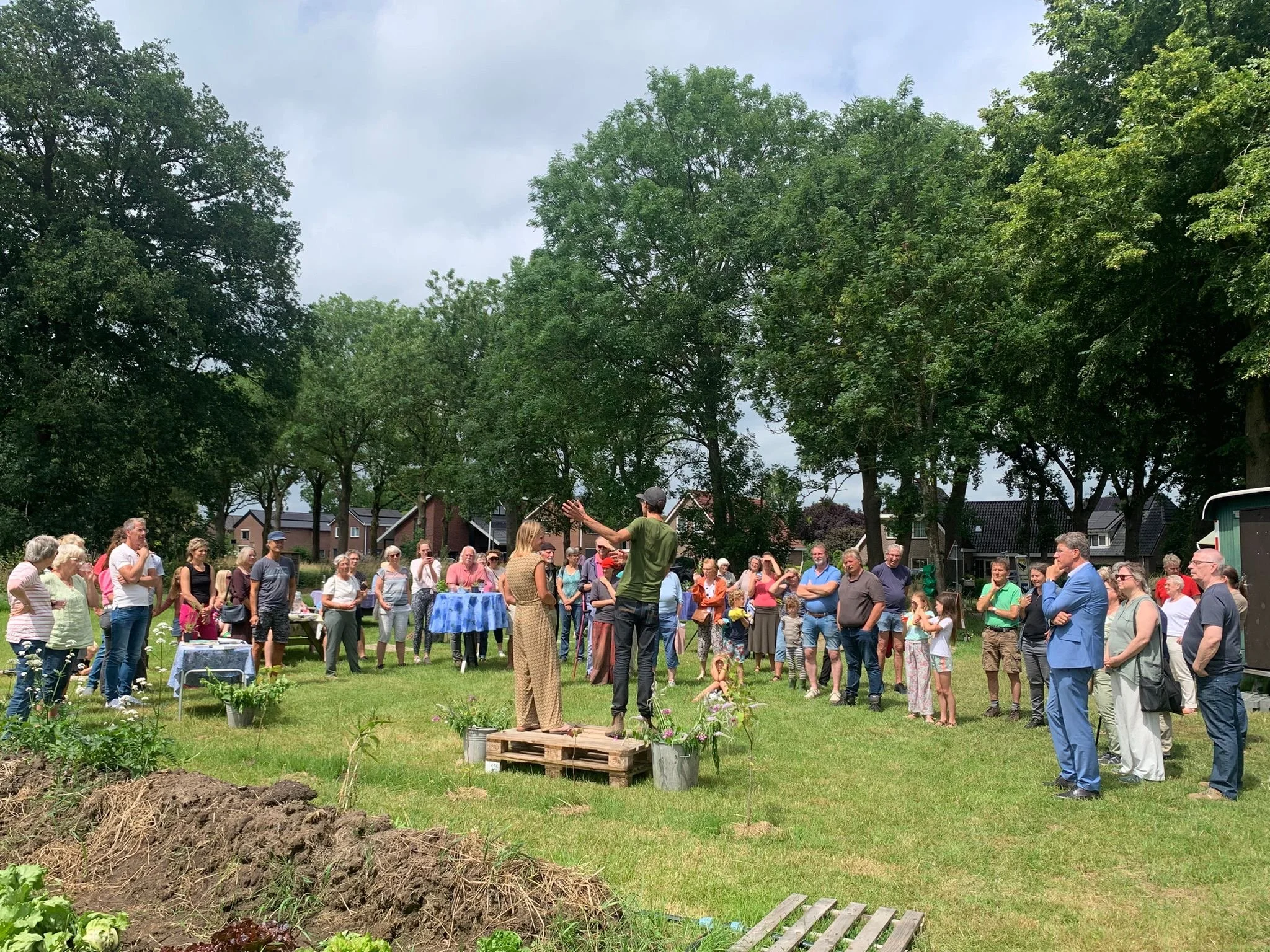 Wat een grote opkomst bij de openingsdag!