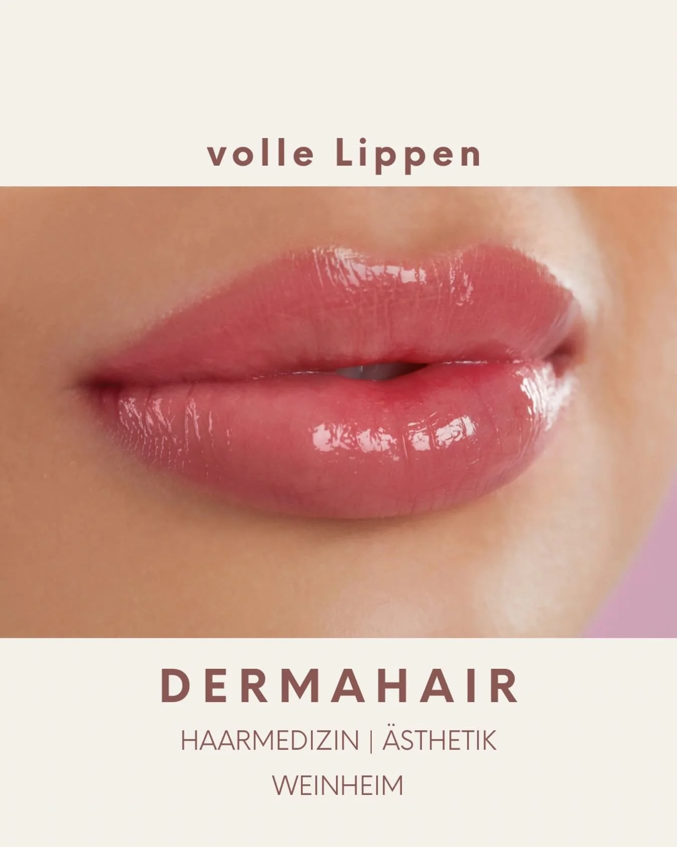 Lippenfiller m&uuml;ssen nicht unnat&uuml;rlich wirken.
Bereits ab dem 30. Lebensjahr verlieren die Lippen an Volumen &ndash; durch hormonelle Ver&auml;nderungen wie in der Perimenopause und Menopause verst&auml;rkt sich dieser Effekt.
Ein gezielter,