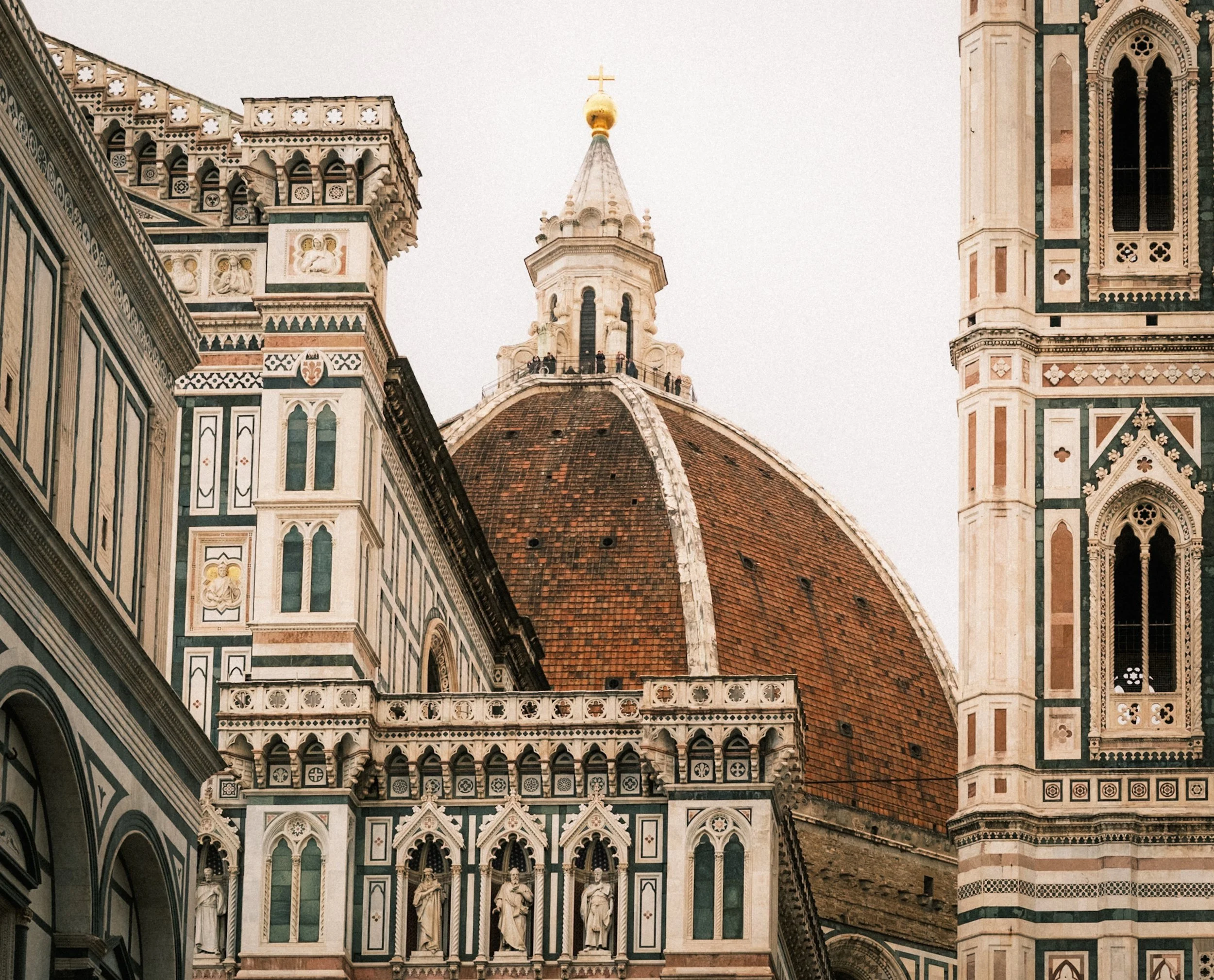 Brunelleschi's dome and the ornate architecture of Florence Cathedral