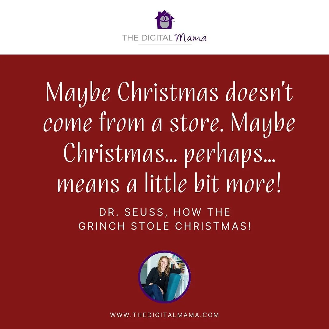 &ldquo;Maybe Christmas doesn&rsquo;t come from a store. Maybe Christmas&hellip; perhaps&hellip; means a little bit more!&rdquo; 🎁✨

Okay, but I&rsquo;d still like Target to know their holiday aisles are part of my Christmas joy. 😂 That said, the re