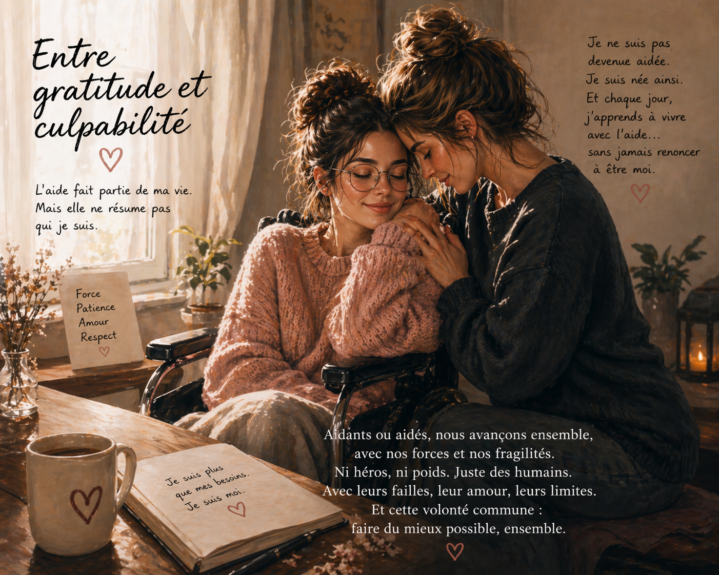 Entre gratitude et culpabilité