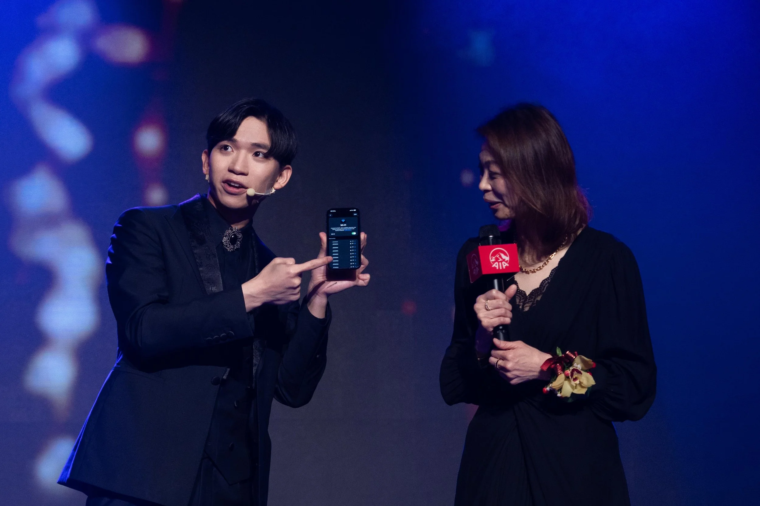 Macau magician Matt Tran Stage Interactive magic 澳門魔術師Matt 舞台互動 魔術表演 AIA 週年 晚宴 頒獎禮 新濠影匯 AIA Annual Award Presentation Gala Dinner Studio City.JPG