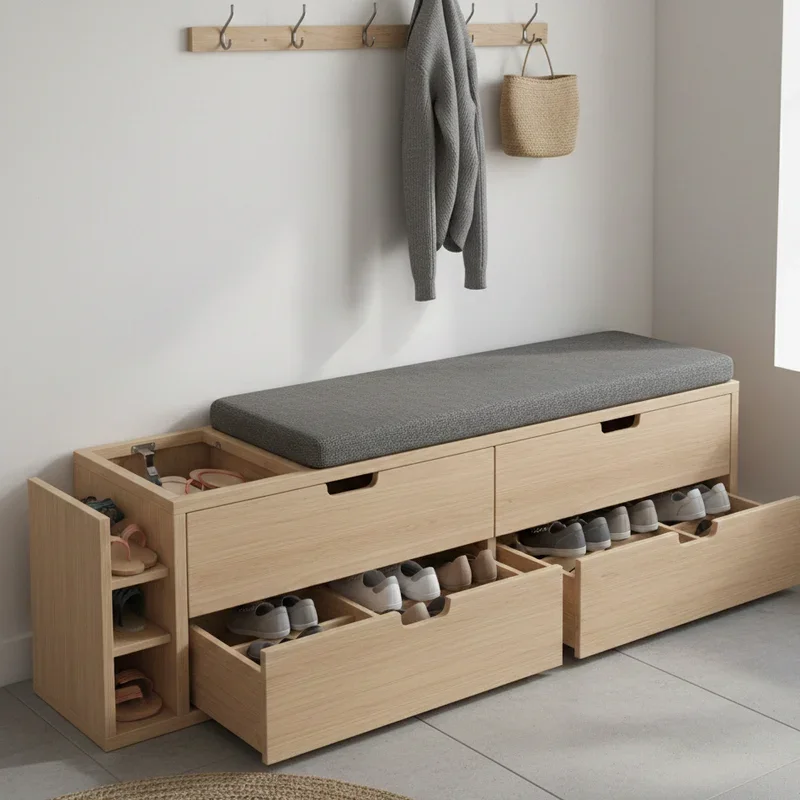 Hidden Shoe Storage Ideas