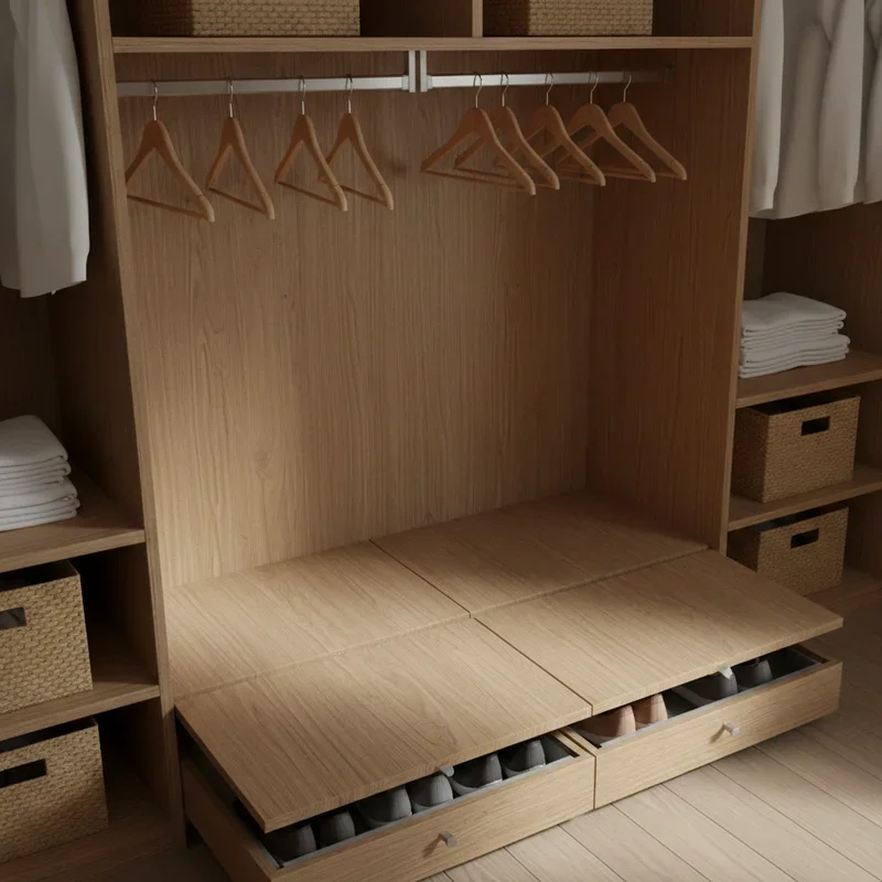 Hidden Shoe Storage Ideas