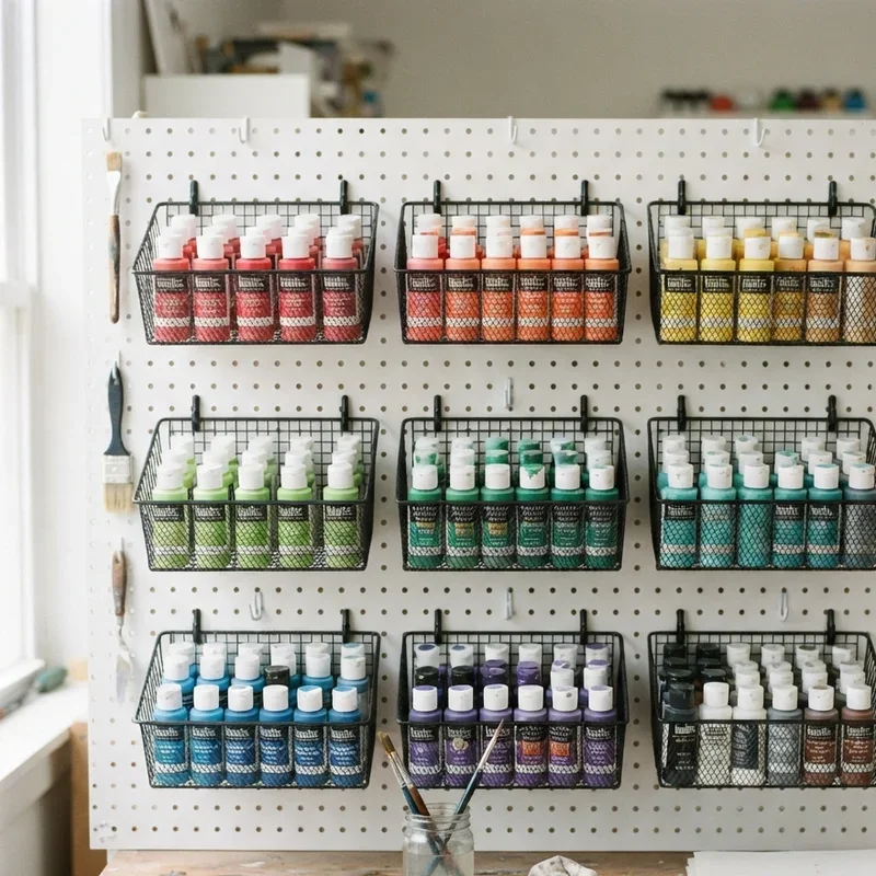 Acrylic Paint Storage Ideas