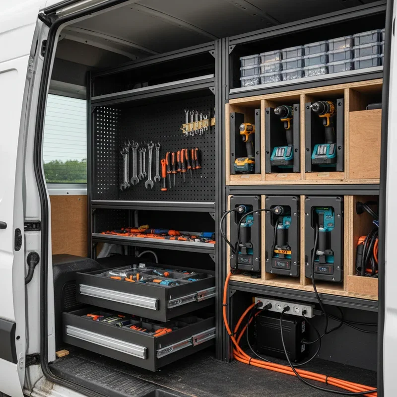 Van Tool Storage Ideas