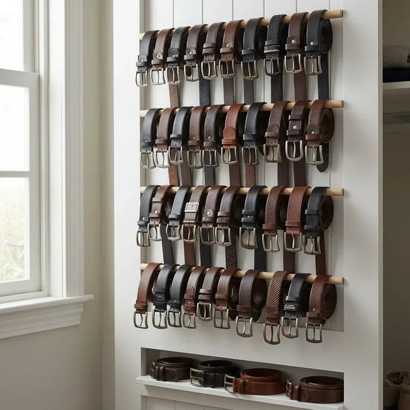 Belt Storage Ideas