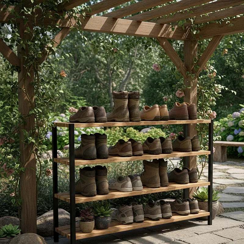 Outdoor Shoe Storage Ideas