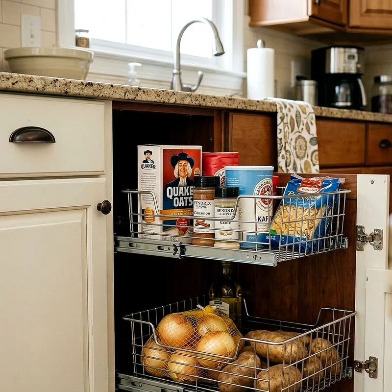 Above Kitchen Cabinet Storage Ideas