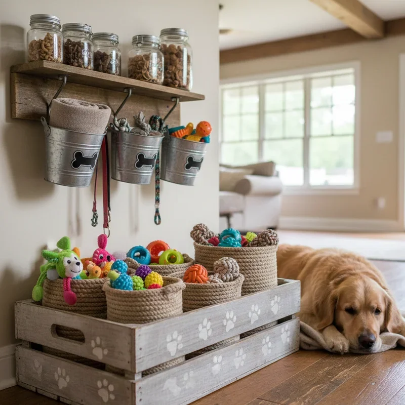 Dog Toy Storage Ideas
