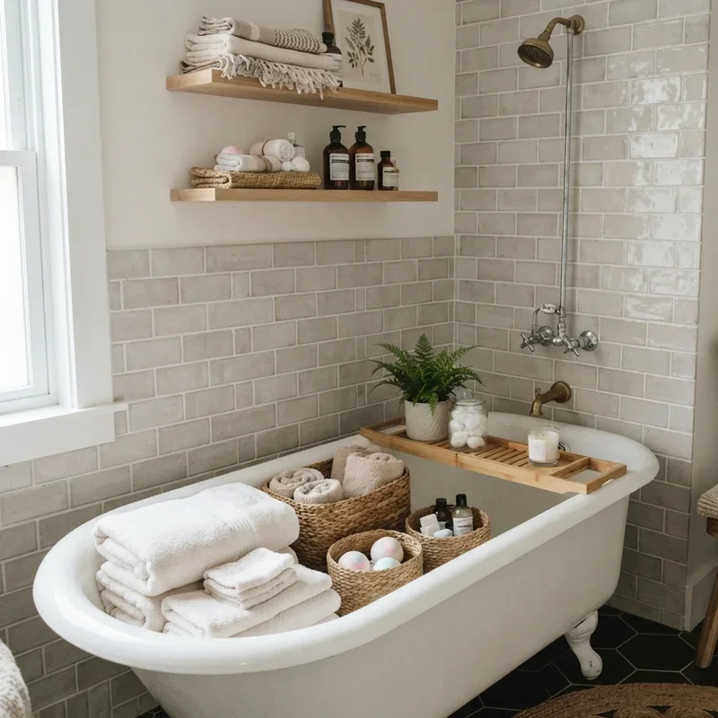 15 Unused Bathtub Storage Ideas for Smart Organization