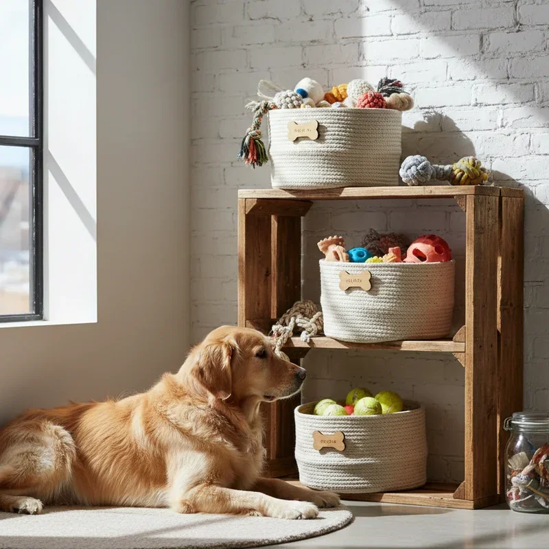 Dog Toy Storage Ideas